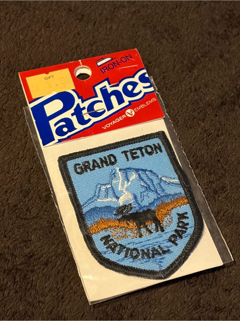 Voyager Emblems Grand Teton National Park Iron-On Patch